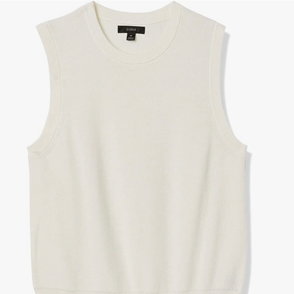 J.CREW muscle tank sweater